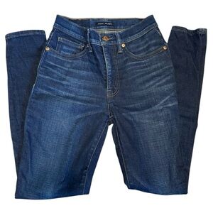 Lucky Brand Dark Blue Slight Acid Wash Skinny Jeans